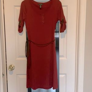 Ralph Lauren red knit dress